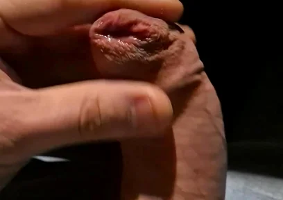 Leaking Precum From My Tight Foreskin