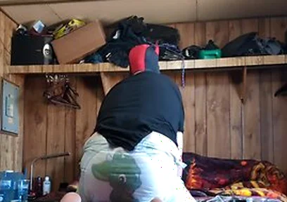 Pup Plays With Whip And Toy