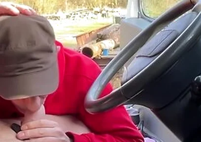 Daytime Truck Stop Meeting Inside My Truck With A Curious Encounter