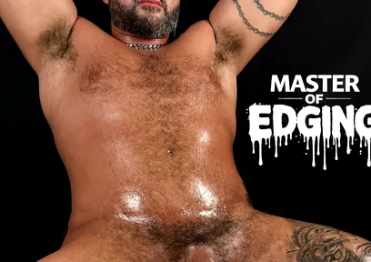 Oiling up and Working Marcos Dick