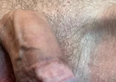 Stepdaddy's Half Hard Cock Is so Leaky!