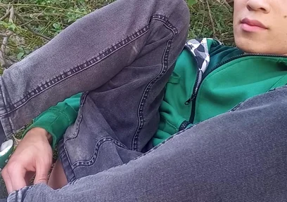 Jon Arteen Gay Twink's Soft Strokes Risky Outdoor, Caught or Not