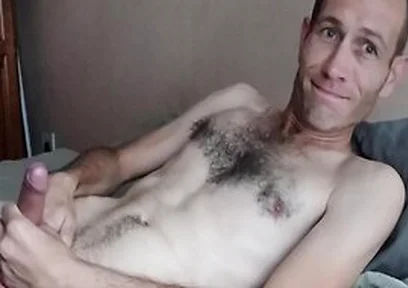 Making Himself Happy With A Solo Jerking Session