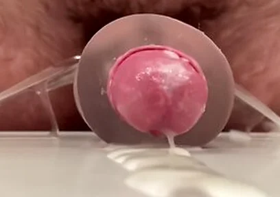 Pov: Close Up Of Me Thrusting & Fucking My Clear Stroker Toy Till I Cum (normal Speed Version)