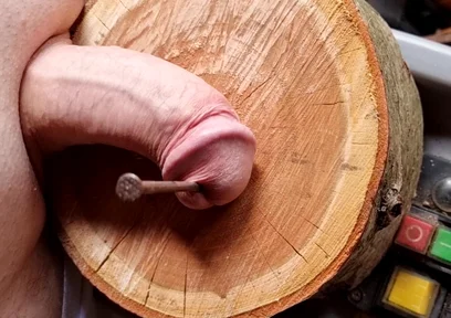 Cock on Big Nail