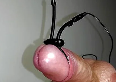 Hard Cock Stimulated To Orgasm Estim