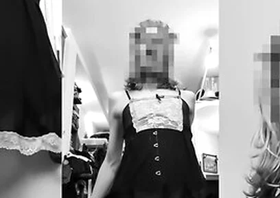 Sissy Slut Femboy Compilation - Censored B&w Version
