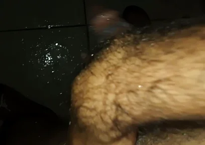 Small Fart Man's Cock in the Shower