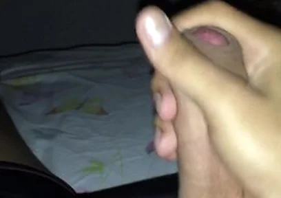 Twink Jerks Off, Cums On His Cock