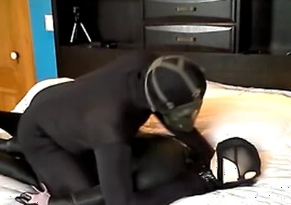 Black Masked Spandex Humps Masked Orca Dummy