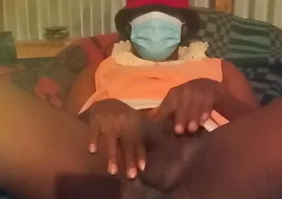 My Crossdresser Boyfriend Stroking Her Big Beautiful Dick Until Cum