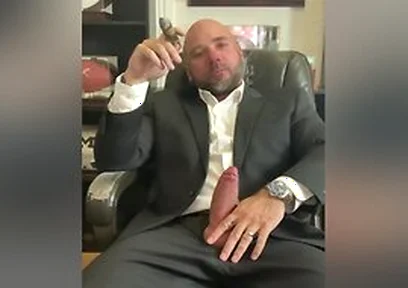 Jason Collins Cigar Smoking With A Raging Hard-on