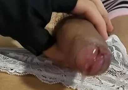Crossdresser In Panties Big Cumshot Compilation