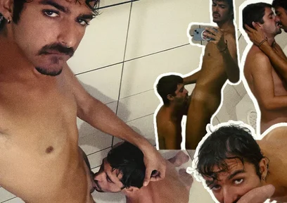 My Straight Friend and I Lose Control in the Shower…