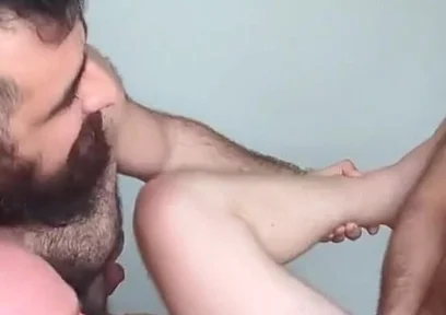 Hairy Man Threeway