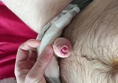 Peeingon My Chest And In A Fresh Pullup Diaper , Moans And Groans