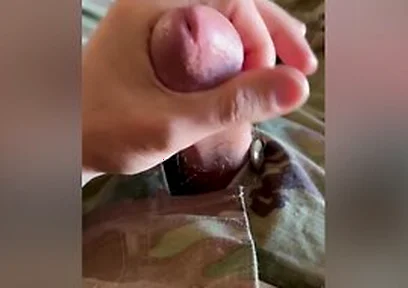 Soldier Relaxing On A Friday - Of Course It Will Involve Jerking Off My Throbbing Cock In My Uniform