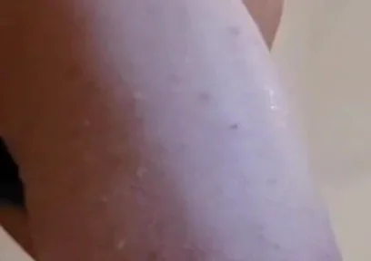 Husband Riding Huge Dildo in Shower