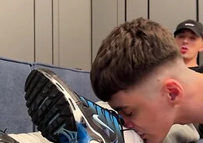 Bottom Sniffs Sweaty Socks And Gets A Creampie