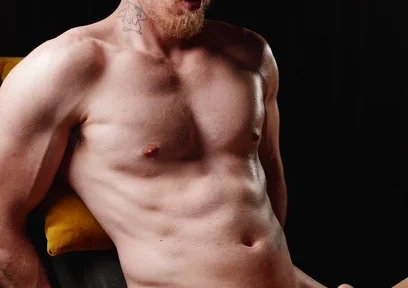 Muscular Aussie Straight Got Edged with Sounding