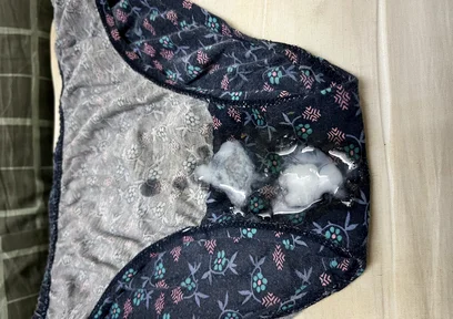 Step Stepsister Panties Jerked off Three Times Onto the Underwear