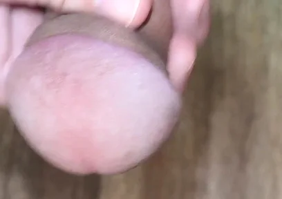 Kneeling Close-up Solo Masturbation at Home