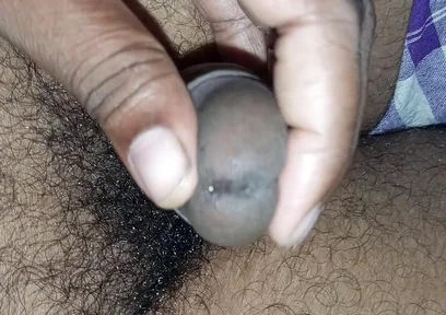 Desi Aunty Licking Cock Masterbation with Condom