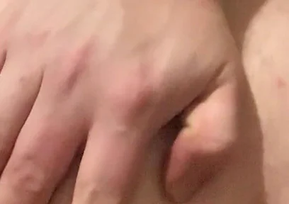 Big Beads in My Asshole Close up