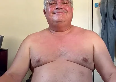 Man Nude in Bedroom in the Morning