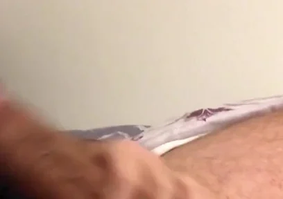 Jerking off My Fat Dick Before Getting Live