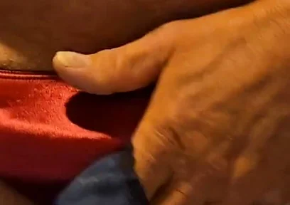 Stepdaddy Wearing and Playing with a Few Pairs of My Sexy Satin Panties