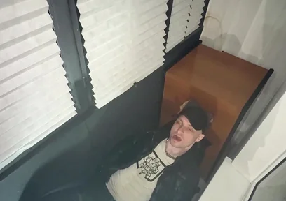 Leather Biker Piss on Leather Scally Chav Guy