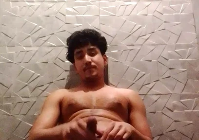 A Bad Boy Gives It His All When He Gets Into the Toilet and Masturbates, Getting His Hard Cock Hard