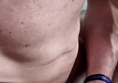 Coach Gives Massage to Hairy Rugby Player