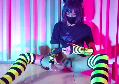 Horny Cross-dressing Fucking