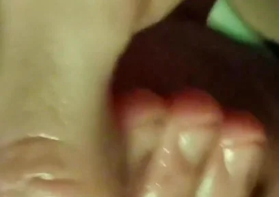 Very Excited Cock and Masturbation with Oil!