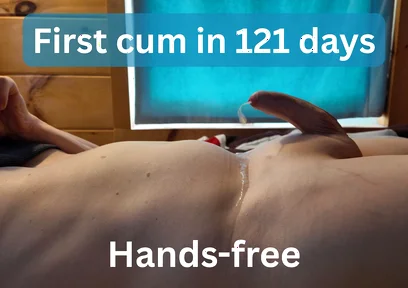 Finally Came After 121 Days - Hands-free Cum