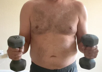 Stretching and lifting weights