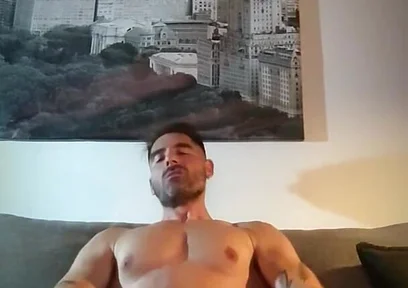 Playing with My Cock Using Both Hads