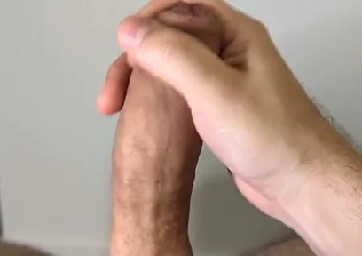 Simple POV Uncut Handjob with Thick Creamy Finish