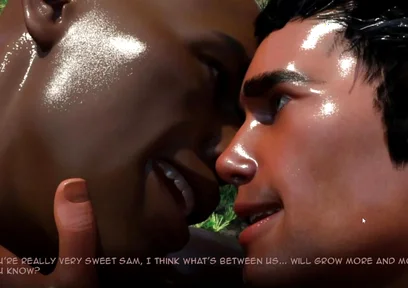 Horny Muscular Black Guy Fucking My Mouth Filled with Cum