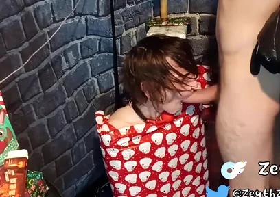 Emo boy wrapped up and fucked by chav master