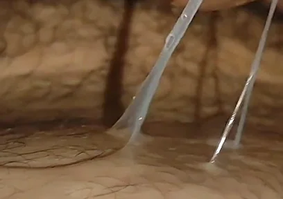 Massive Straight Cum in the Navel Hole!
