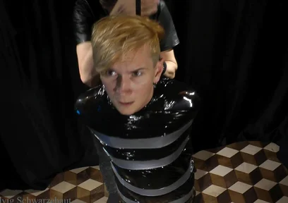 Nicky Wrapped Socks Gagged
