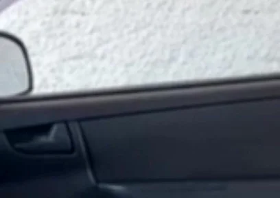 Brunette Jerking off in the Car