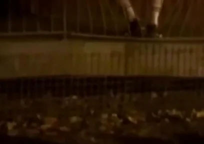 Straight Boy Dared to Show His Big Smooth Butt in Public Park