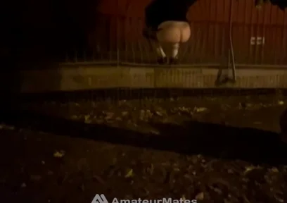 Straight Boy Dared to Show His Big Smooth Butt in Park