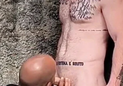 Backyard Blowjob.
