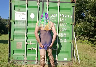 Crossdresser Outside Masturbation Sessions