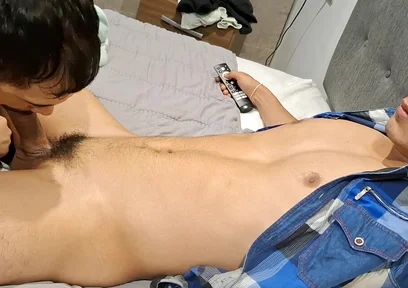 Receiving a Blowjob in a Shirt, Part 2